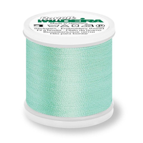 Madeira Rayon 40 machine embroidery thread 1000m spool color 1047 sea foam green